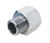 Omega PA-27 : Adaptor, Female-Male, 1/4-18 NPT M, 1/2-14 NPT F, Stainless Steel, PA Series, Each