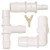 Omega FTPP-A2-6NP : Adaptor, Threaded-Barbed, 1/8 " NPT Male, Straight, Polypropylene, 3/8 " (ID), FTPP Series, Pack of 10