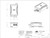 Dimensional drawing for ACI A/MLP2-1K0-P-U-A-C-0P - 4.21 x 2.085 x 1.354 in (106.94 x 52.96 x 34.04 mm) polycarbonate enclosure with 35 mm DIN rail foot