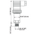 Dimensional Drawing of  Belimo 22WP-517 : Stainless Steel Wet Pressure Sensor Guage, ±0.5% Accuracy, 0-200 psi Measuring Range, 0-10V Output, 1/4" NPT Connection, IP65 / NEMA 4 Rated, 5-Year Warranty