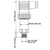 Dimensional Drawing of Belimo 22WP-531 : Stainless Steel Wet Pressure Sensor Guage, ±0.5% Accuracy, 0-15 psi Measuring Range, 4-20mA Output, 1/4" NPT Connection, IP65 / NEMA 4 Rated, 5-Year Warranty