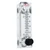 Dwyer VFA-3-BV : Visi-Float Acrylic Flowmeter, 0.6 to 5 SCFH Air, 2 in. Scale, Brass Valve, 1/8 in. NPT Back Connections