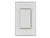 Senva TG0R-3A recessed room refrigerant leak detector, front view of single-gang wall plate