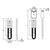 Dimensions for Dwyer 1221-20-W/M : Flex-Tube U-Tube Manometer, Range 10-0-10" w.c., Suitable for total pressures up to 100 psi