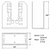 Belimo ZG-118 : AFB(X)/NFB(X) U bracket 5-7/8x5-1/2x2-19/32" (HxWxD).