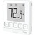 Schneider Electric TH903-P-W : SpaceLogic Thermostat PTAC: 1 Heat 1 Cool, FCU: 2/4-pipe Applications, PIR Occupancy, 3-Speed, Auto Fan Control, (2) Aux. Inputs, LCD Display, White