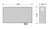 Dimensional Drawing of Functional Devices PE6000 : Plastic Housing, Screw Down Cover, NEMA 1, 0.75" NPT Nipple, 4.28" H x 7.00" W x 2.00" D