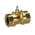Schneider Electric VBB2N17 : 2-Way 3/4" Characterized Ball Valve, Cv Rating 10, Chrome Plated Brass Trim (Valve Only)
