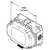 Dimensional Drawing for BAPI BA/LDT4-RR75-BB-LTF : Water Leak Detector with (2) 5A Relays, SPDT Contacts, Remote Rope Sensor with 75 Foot Plenum-Rated Sensor Cable, BAPI-Box Enclosure, IP66 Rated with Liquid Tight Fitting, 5-Year Warranty