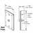 BAPI ZPS-ACC01-102 : 2" x 4" Stainless Steel Wall Plate with Static Pickup with 10K-2 Thermistor Temperature Sensor