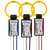 Senva CVT-F03S-3PH : Flexible Split-Core Rogowski CVT, 300A Operating Range, 9-Inch Rope, 3-Phase Kit (3 Color-Coded CVTs), for EM-RS485 & EM-PULSE Meters, Buy American Act & TAA Compliant