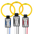 Senva CVT-F08M-3PH : Flexible Split-Core Rogowski CVT, 800A Operating Range, 15-Inch Rope, 3-Phase Kit (3 Color-Coded CVTs), for EM-RS485 & EM-PULSE Meters, Buy American Act & TAA Compliant