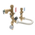 Caleffi KIT520516AX : TankMixer 3-Way Thermostatic Mixing Valve 3/4" Press w/ Temp Gauge