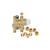 Caleffi 521201AP : SinkMixer 3-Way Thermostatic Mixing Valve 3/8" Compression