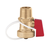 Caleffi 538402 FD : Drain Valve 1/2" NPT x 3/4" Garden Hose Thread