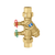 Caleffi 128749A 000 : Union Y-Strainer 1/2" Sweat + P/T Port