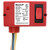 Functional Devices RIB12S-FA-RD : Polarized Relay 10 Amp SPST-N/O + Override, 12 Vac/dc Coil, Red Housing