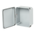 Stahlin DWG11006121006-RE150231.00 : **MODIFIED** Fiberglass Enclosure, Diamond Shield Series, Inside Diameter : 12.69 x 10.69 x 6.06, Hinged Opaque Cover, 2 Lockable Pull Latches, NEMA Ratings (UL508A, UL50 & UL50E): 1, 3, 3S, 4X, 12, 13) wit 6 hole(s) in 2 sides of the box.
