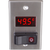 Miljoco-Weiss 24DT-L-4F1-N6U-01FT : Remote LED Digital Thermometer, Switch Plate with Lighted Switch, 110 VAC, -40 to 230°F, 1-Minute Update, 1 ft Detachable Sensor