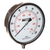 Miljoco-Weiss LF602-200-4L : Liquid Filled Stainless Steel Case Pressure Gauge, 6 in Dial, 0-200 psi, 1/4 in NPT Lower, 316 Stainless Steel Internals