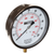 Miljoco-Weiss NF601-200-4L : Dry Stainless Steel Case Pressure Gauge, 6 in Dial, 0-200 psi, 1/4 in NPT Lower, Copper Alloy Internals