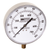 Miljoco-Weiss TL40-060-4L : Utility Pressure Gauge, 4 in Dial, 0-60 psi, 1/4 in NPT Lower, Black Steel Case