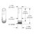 BAPI BA/LLV-05-FC[0 TO 875] : Outdoor Light Level Sensor, 0 to 5 VDC Output, 0 to 875 Foot Candle Range, IP66 / NEMA 4, 1/2 in NPSM Mount