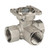 Belimo B325L : 3-Way 1" Characterized Control Valve (CCV), Cv Rating 11, Nickel Plated Brass Body, Chrome Plated Brass Ball and Stem