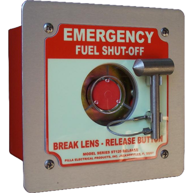 Pilla ST120FN1SL-Emergency Fuel Shut-Off | NEMA 1 Break Glass | ZOT Supply