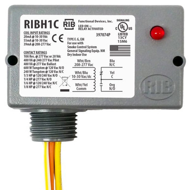 Functional Devices RIBH1C | Pilot Relay | ZOT Supply