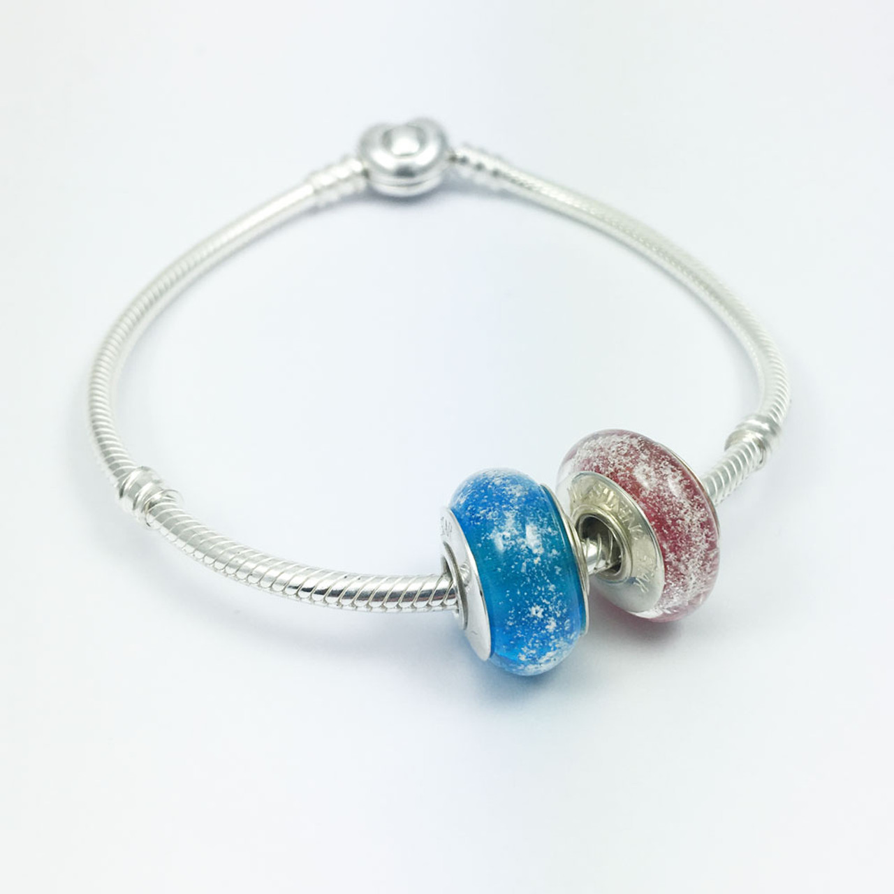 Charm Bead With Ashes And Glass - Ashes With Art