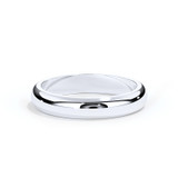 D Shaped Memorial Ashes Ring