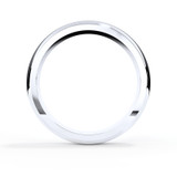 D Shaped Memorial Ashes Ring