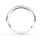 D Shaped Memorial Ashes Ring