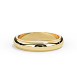 D Shaped Memorial Ashes Ring
