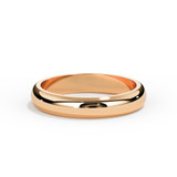 D Shaped Memorial Ashes Ring