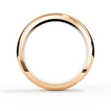 D Shaped Memorial Ashes Ring