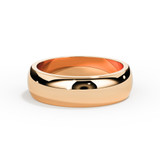 D Shaped Memorial Ashes Ring