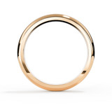 D Shaped Memorial Ashes Ring