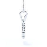 Silver Beaded Clover Ashes Necklace