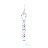 White Gold Diamond Claw Set Ashes Cross Pendant