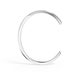 Ashes or Hair Sterling Silver Knife Edge Bangle