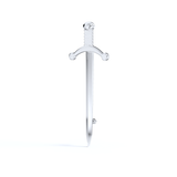 Silver Sword Kilt Pin Memorial