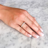 3mm Diamond Eternity Stacking Ashes Ring