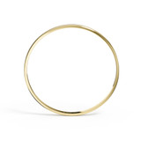 18ct Yellow Gold D-Shaped Ashes Bangle