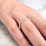 Diamond Twist Eternity Ashes Ring
