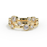 18ct Yellow Gold Memorial Ashes Ring