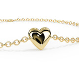 Mini Heart Ashes Forever Bracelet with Clasp