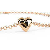 Mini Heart Ashes Forever Bracelet with Clasp