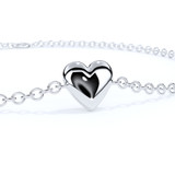 Mini Heart Ashes Forever Bracelet with Clasp